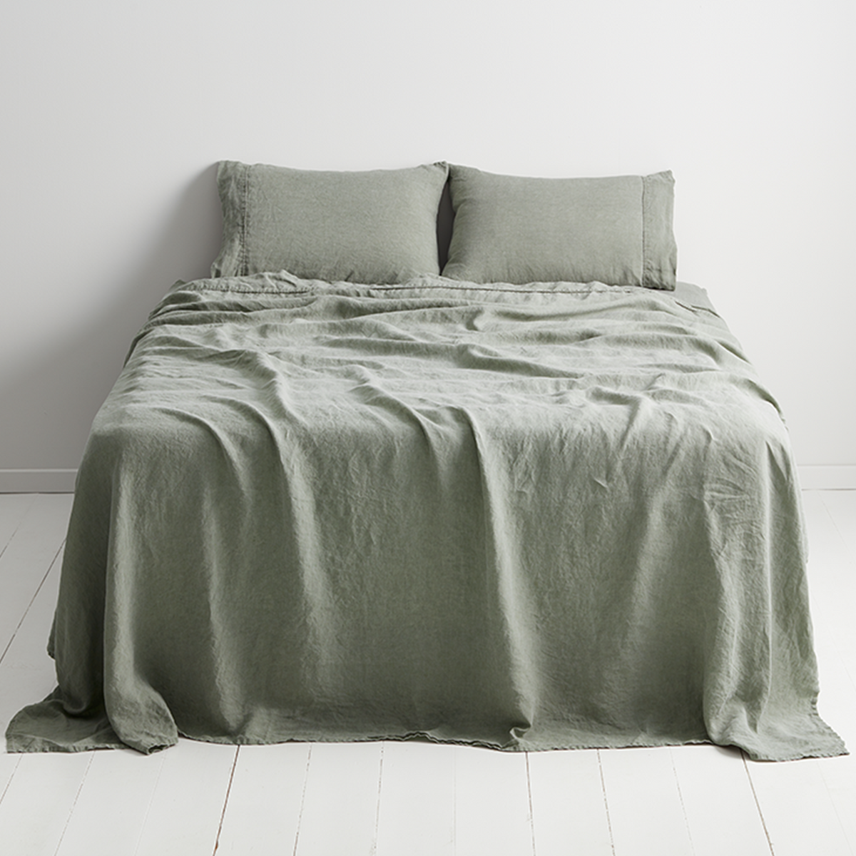 Linen Sheet Set Eucalyptus