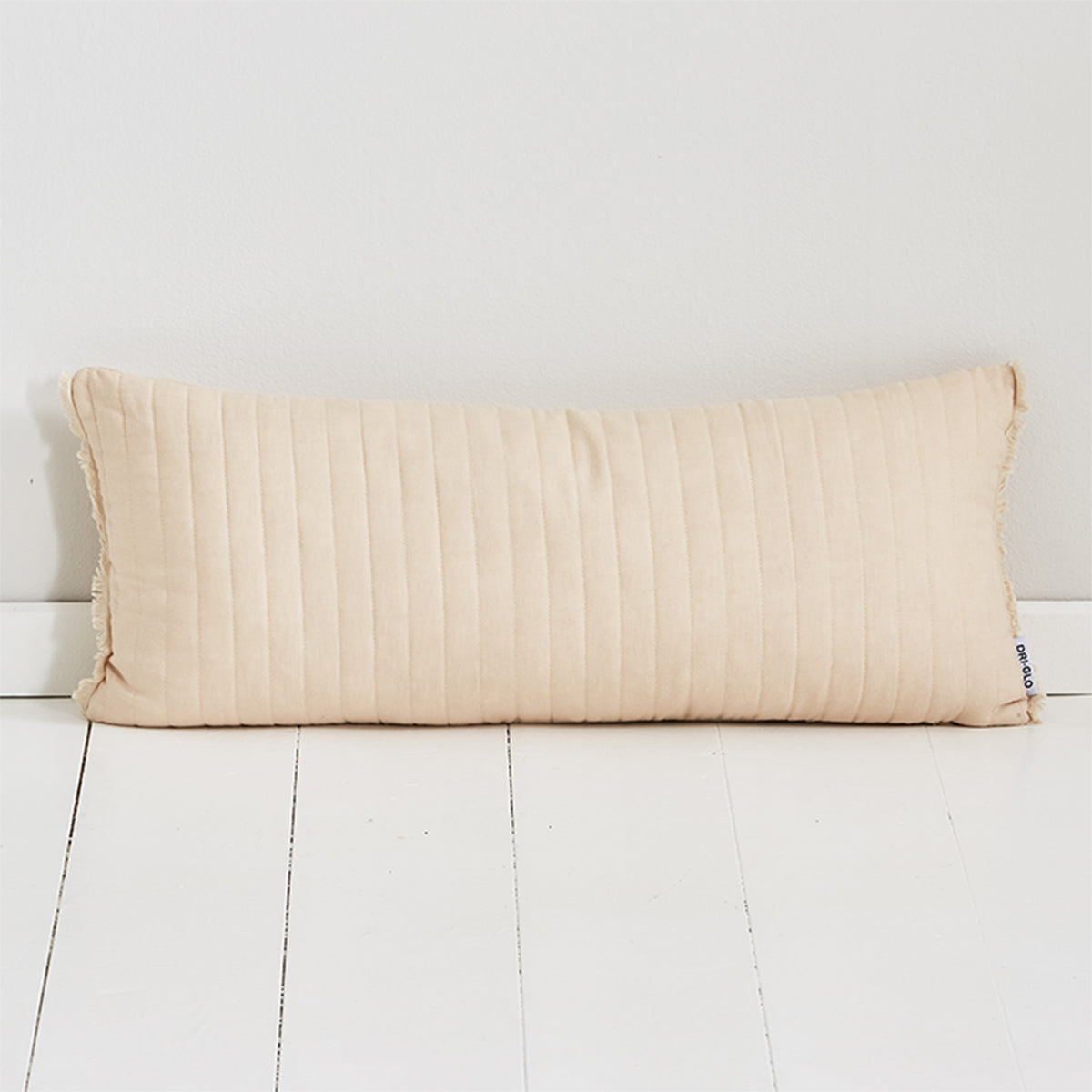 Linen Quilted Boulster Cushion