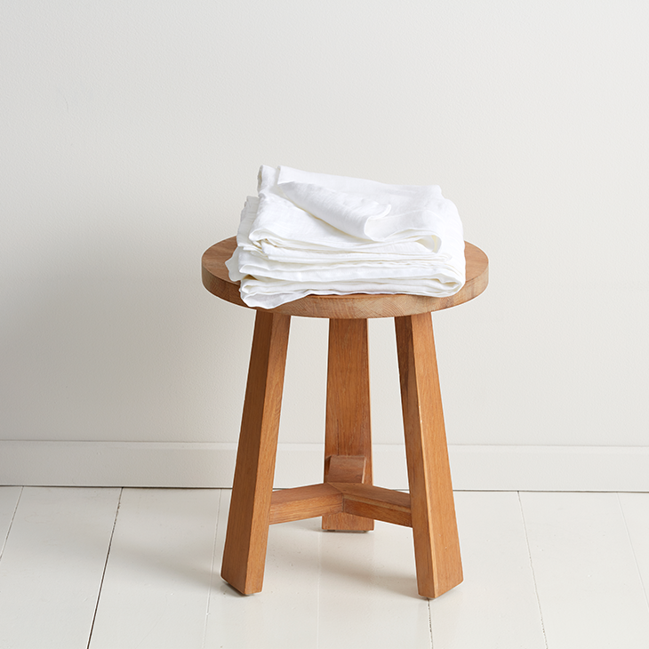 Linen Sheet Set White